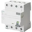 Siemens 5SV33446KL 5SV3344-6KL Interrupteur différentiel A 4 pôles 40 A 0.03 A 400 V