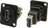 Adaptateur USB 3.0 femelle type A vers USB 3.0 femelle type B Cliff CP30205NMB 1 pc(s)