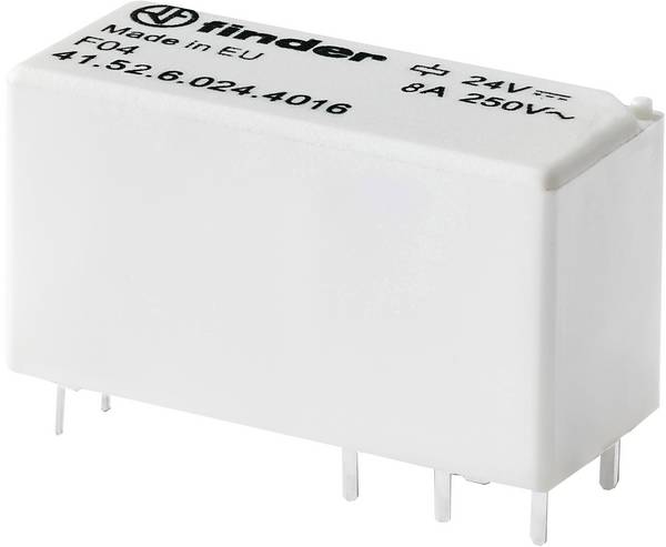 Finder 41.52.6.012.4016 Relais pour circuits imprimés 12 V/DC 8 A 2 inverseurs (RT) 1 pc(s)