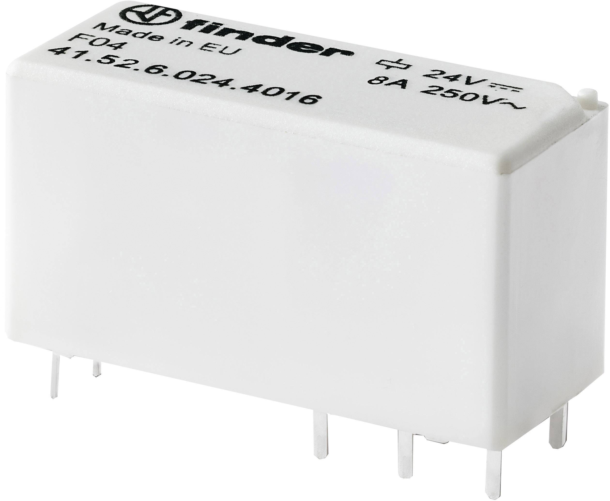 Finder 41.52.6.024.4016 Relais pour circuits imprimés 24 V/DC 8 A 2 inverseurs (RT) 1 pc(s)