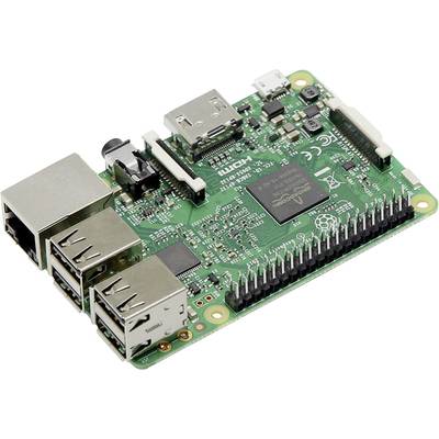 Une carte verte Raspberry Pi avec différents ports et composants électroniques, dont des ports USB et HDMI.