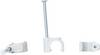 Kopp 342604087 Cavalier 342604087 Plage de Ø du faisceau 4 à 7 mm gris 50 pc(s)