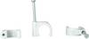 Kopp 342704080 Cavalier 342704080 Plage de Ø du faisceau 7 à 10 mm gris 50 pc(s)
