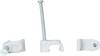 Kopp 346304082 Cavalier 346304082 Plage de Ø du faisceau 5 à 10 mm pour câble plat gris 50 pc(s)