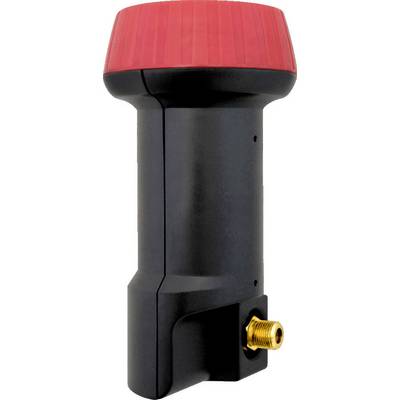 Tête LNB simple MegaSat Diavolo Nombre d'abonnés : 1 contacts de connexion dorés, résistant aux intempéries-0