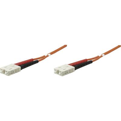 Câble de raccordement FO Intellinet 472630 [1x SC mâle - 1x SC mâle] 50/125 µ Multimode OM2 20.00 m