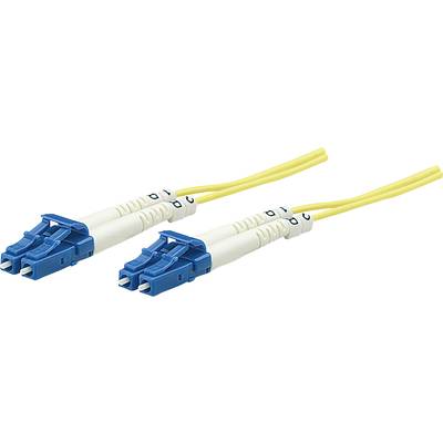 Câble de raccordement FO Intellinet 516785 [1x LC mâle - 1x LC mâle] 9/125 µ Singlemode OS2 1.00 m