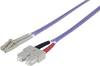 Câble de raccordement FO Intellinet 750936 [1x LC mâle - 1x SC mâle] 50/125 µ Multimode OM4 3.00 m