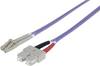 Câble de raccordement FO Intellinet 751056 [1x LC mâle - 1x SC mâle] 50/125 µ Multimode OM4 5.00 m