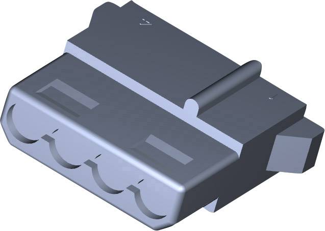 Boîtier femelle pour câble série MATE-N-LOK TE Connectivity 1-480424-0 Nbr total de pôles 4 1 pc(s)