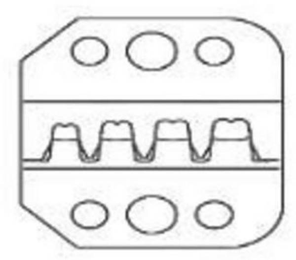 Matrice pour pince manuelle 90574-1 Commercial MATE-N-LOK Connectors 90574-2 TE Connectivity Contenu: 1 pc(s)