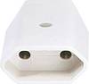 Prise Euro Bachmann 900.005 plastique 230 V blanc IP20