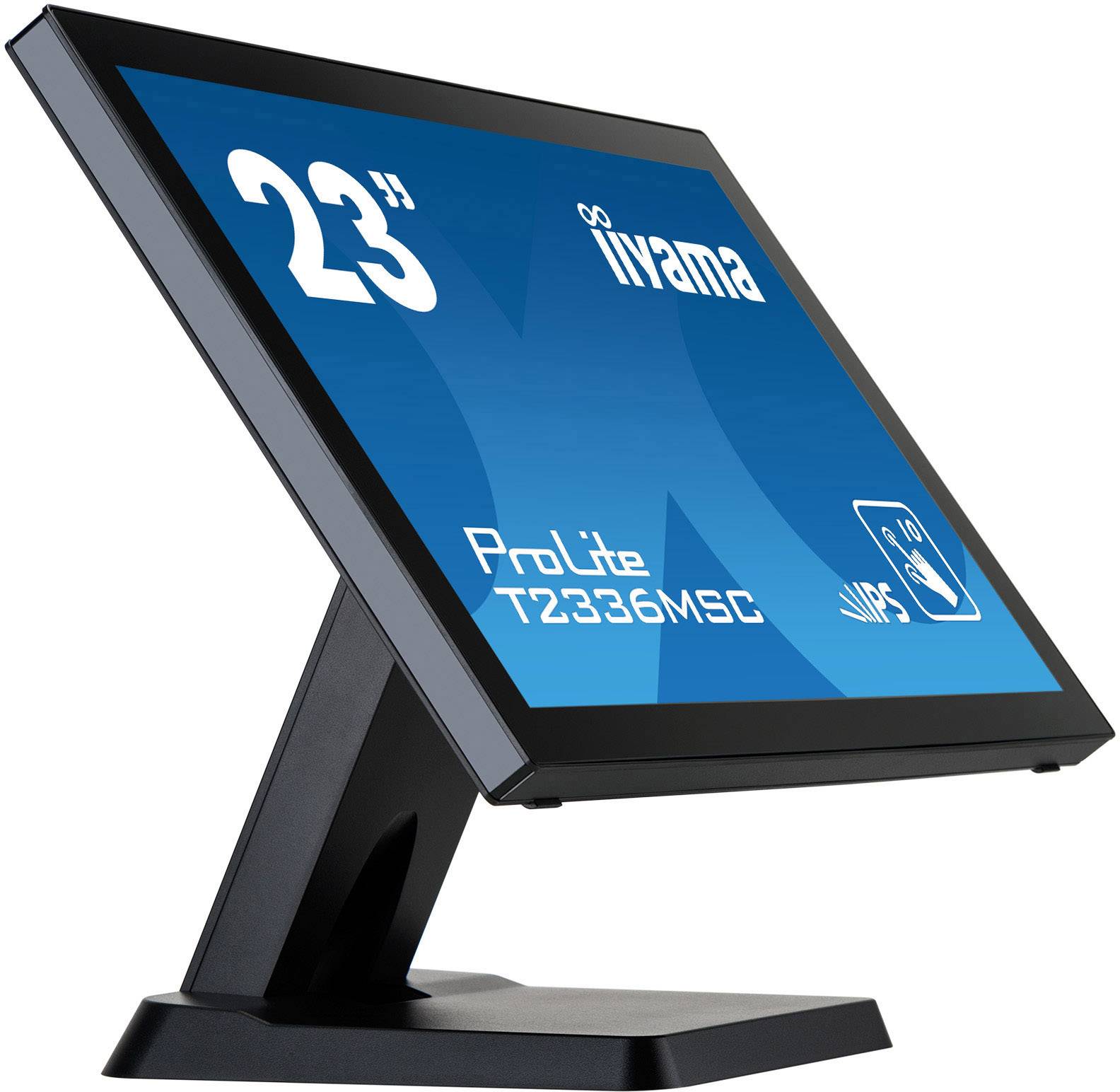 Moniteur tactile Iiyama ProLite T2336MSC CEE: F (A - G) 58.4 cm (23 pouces) 1920 x 1080 pixels 16:9 5 ms USB 3.1 (Gen 1)-2