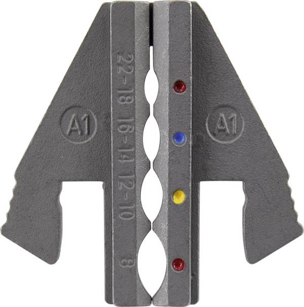 TOOLCRAFT PLE-0A1 Accessoires de sertissage pour raccords de tuyaux thermorétractables Ouverture de serrage: 0.5 à 10 mm² adapté pour marque (pinces): TOOLCRAFT PZ-500