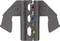 Pince métallique à deux ailes, marquée 'A2'. Elle comporte des encoches pour les tailles 22-18, 16-14 et 12-10, identifiées par des points de couleur.