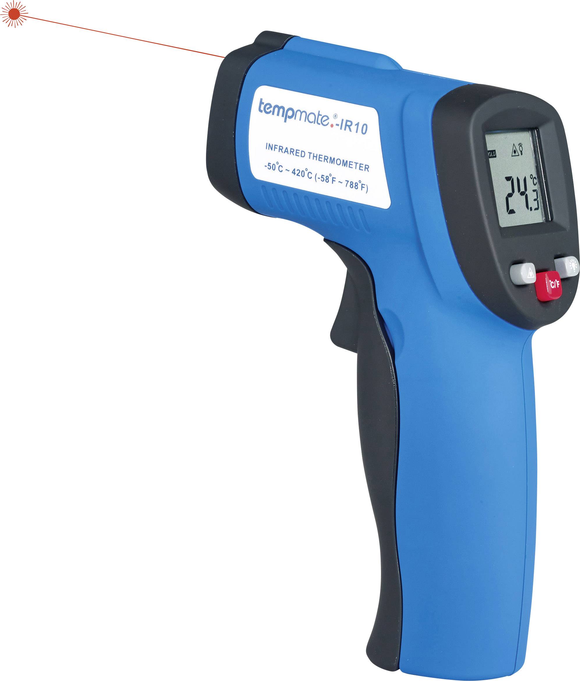 Thermomètre infrarouge tempmate IR10 Optique 121 50 à +420 °C Conrad.fr
