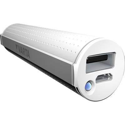 Une batterie externe portable de forme cylindrique avec port USB, pratique pour recharger des appareils mobiles pendant les déplacements.
