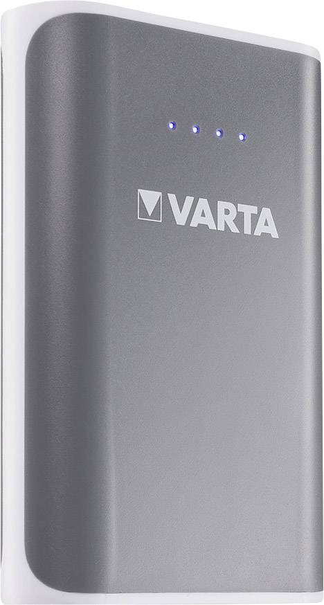 Varta Varta Cons.Varta Powerbank (batterie supplémentaire) 6000 mAh Li-Ion gris, blanc affichage du statut-3
