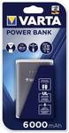 Powerbank (batterie supplémentaire) Li-Ion Varta Power Bank 6000mAh 6000 mAh gris, blanc