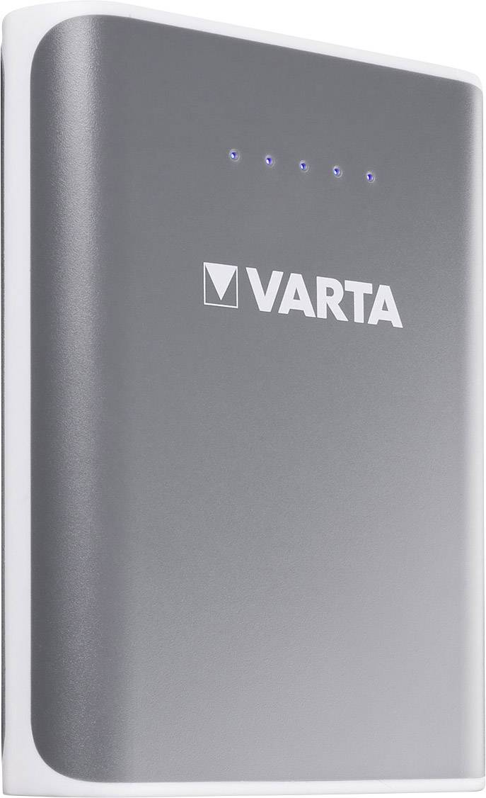 Varta Powerpack family 10400 Powerbank (batterie supplémentaire) 10400 mAh Li-Ion Micro USB gris, blanc affichage du sta-2