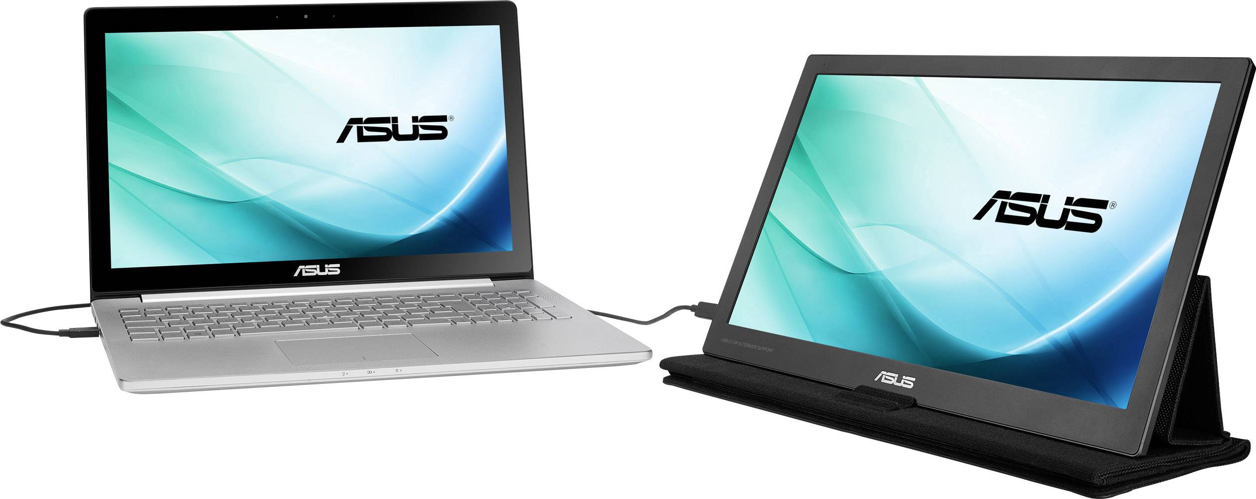 Moniteur LED Asus MB169C+ CEE F (A - G) 39.6 cm 15.6 pouces 1920 x 1080 pixels 16:9 5 ms USB-C® IPS LED-11