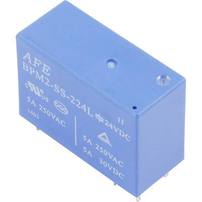 AFE BPM2-SS-212LM Relais pour circuits imprimés 12 V/DC 5 A 2 NO (T) 1 pc(s) 