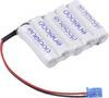 Pack de piles rechargeables 5x LR6 (AA) NiMH Panasonic 134994 6 V 1900 mAh