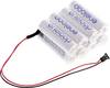 Pack de piles rechargeables 8x LR6 (AA) NiMH Panasonic 124269 9.6 V 1900 mAh