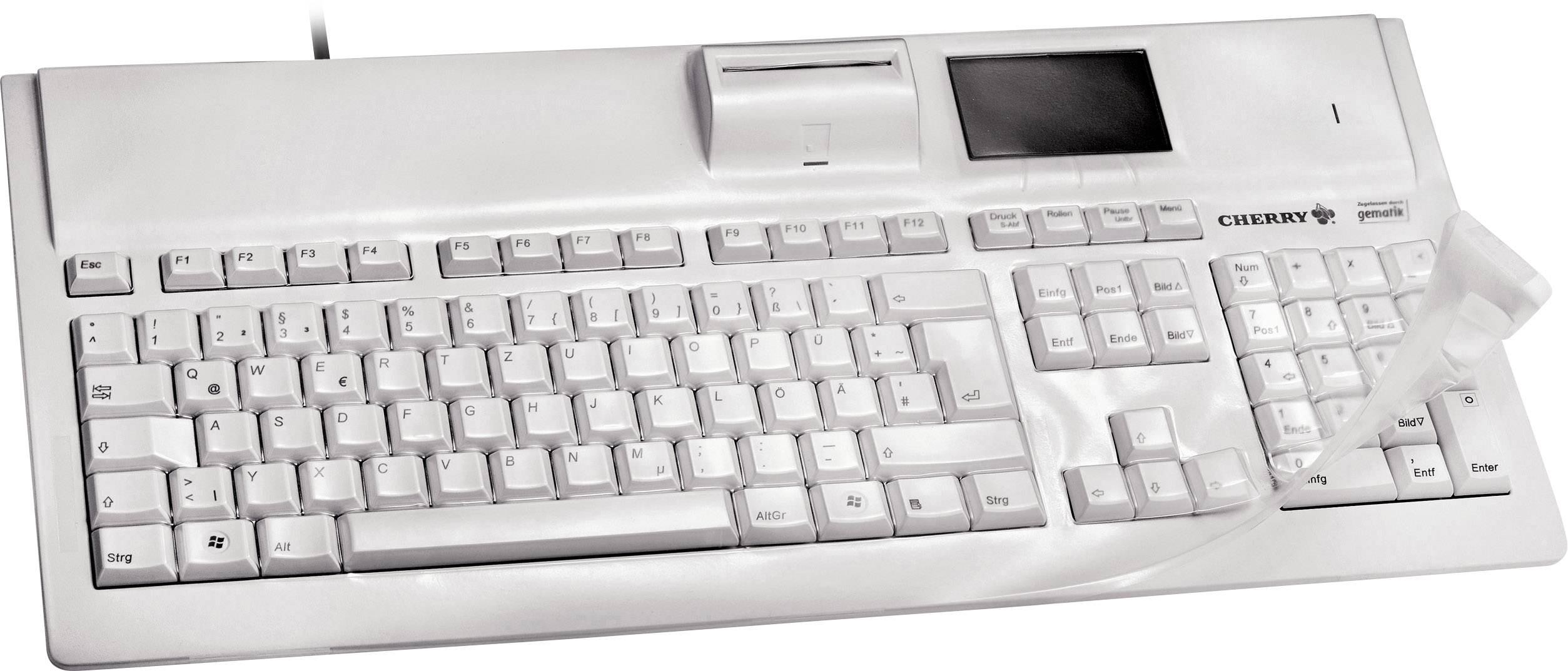 CHERRY Wetex Stream XT Film de recouvrement pour clavier transparent-0