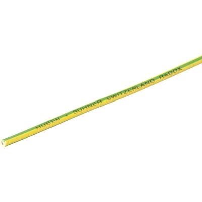 Huber+Suhner 12420049 Fil de câblage Radox® 155 1 x 1.50 mm² vert, jaune Marchandise vendue au mètre
