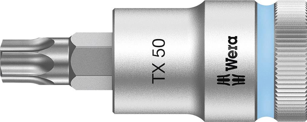 Douille-embout 6 pans intérieurs (TX) T 50 Longueur: 60 mm Wera 05003836001 Propulseur: 1/2" (12.5 mm) 1 pc(s)