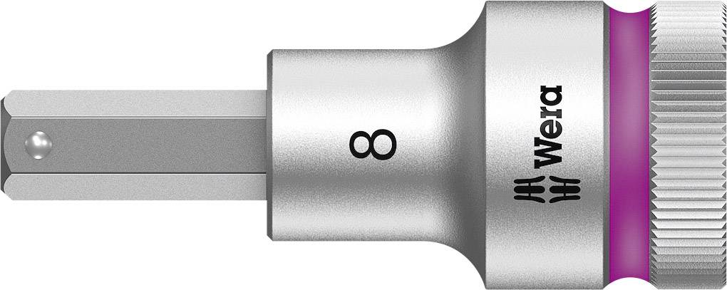 Douille-embout 6 pans intérieurs 8 mm Longueur: 60 mm Wera 05003824001 Propulseur: 1/2" (12.5 mm) 1 pc(s)
