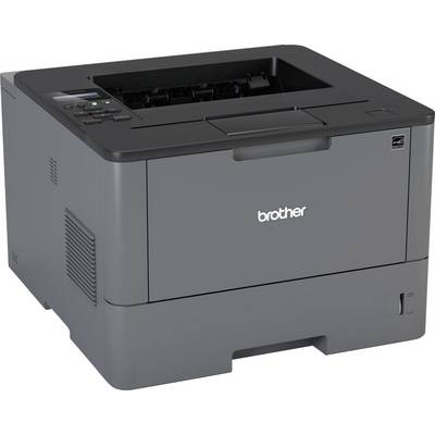 Un imprimante laser grise avec le logo de la marque sur l'avant, adapté aux applications de bureau et de home office.