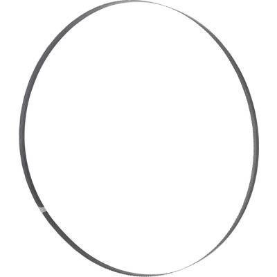 Une fine bande de métal ovale sur un fond blanc.