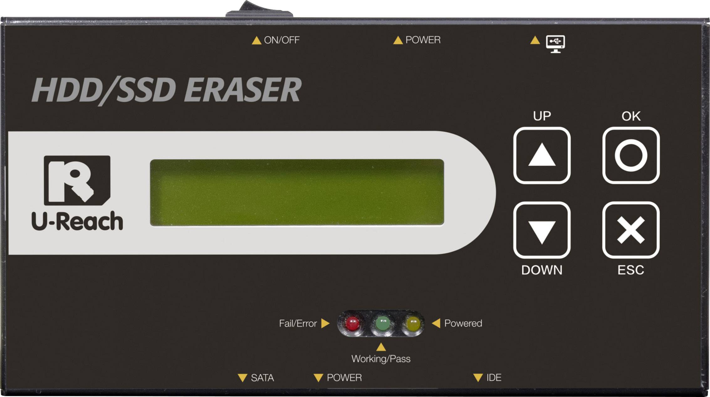Renkforce TP100 Evidence Eraser simple Station d'effacement pour disque dur SATA, IDE avec fonction effacement