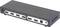 Un commutateur HDMI noir avec un port d'entrée et quatre ports de sortie. Il sert à distribuer un signal sur plusieurs appareils.