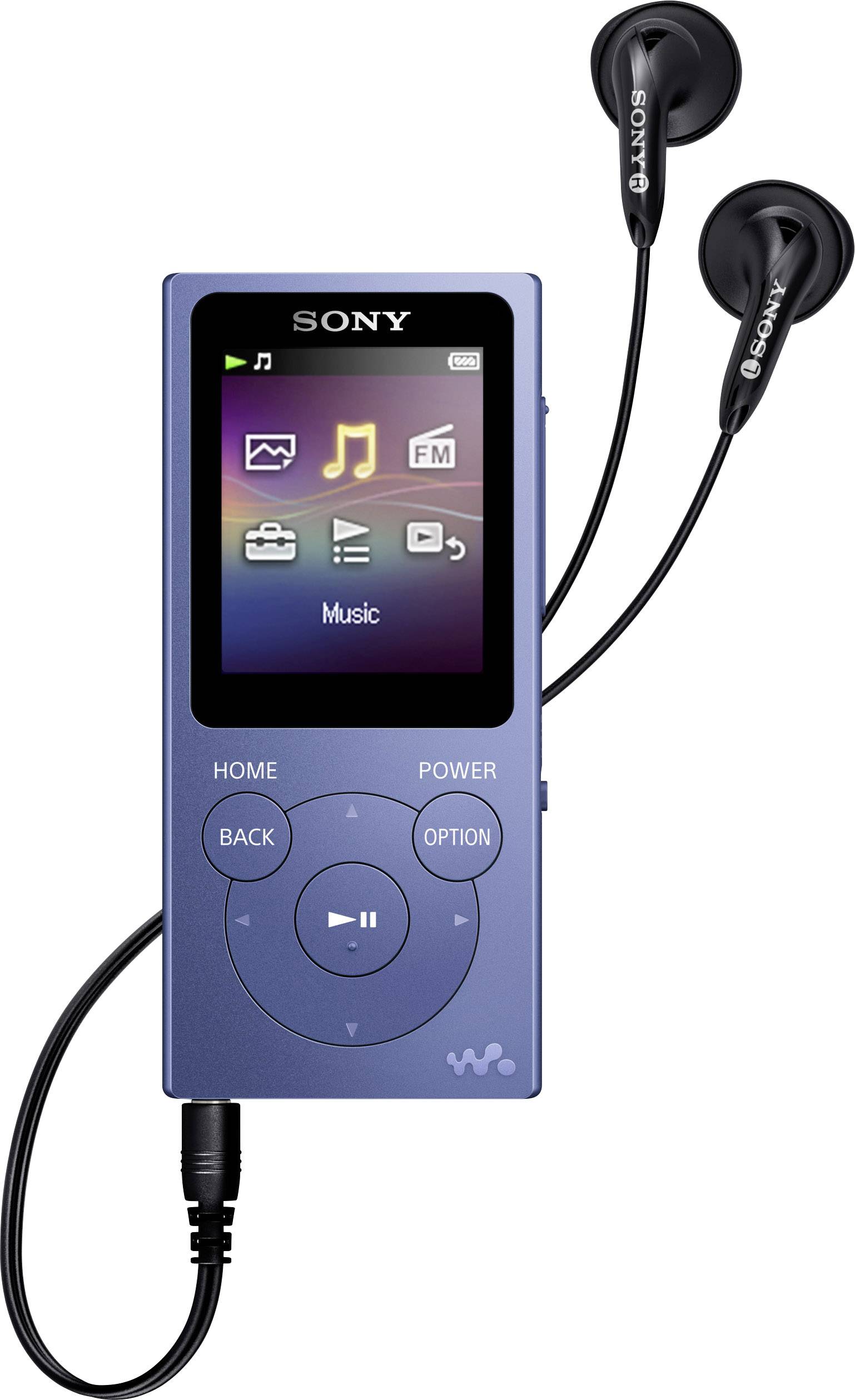 Lecteur MP3, Lecteur MP4 Sony Walkman® NW-E394L 8 GB bleu - Conrad  Electronic France