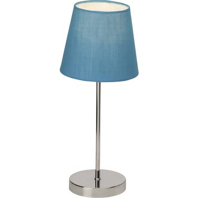 Brilliant Kasha 94874/03 Lampe de table LED E14 40 W  bleu, chrome