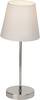 Brilliant Kasha 94874/05 Lampe de table LED E14 40 W blanc, chrome