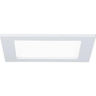 Un panneau LED rectangulaire à cadre blanc diffuse une lumière uniforme. Idéal pour un éclairage intérieur moderne.