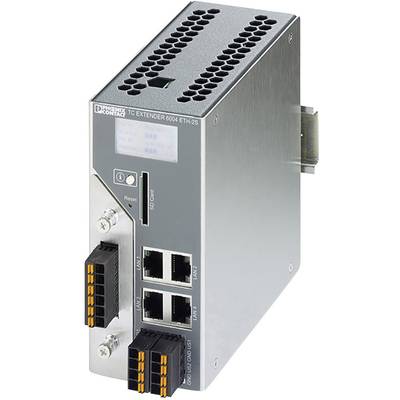Dispositif d'extension d'Ethernet administrable Phoenix Contact TC Extender 6004 ETH-2S 2702255  Nombre de ports Etherne