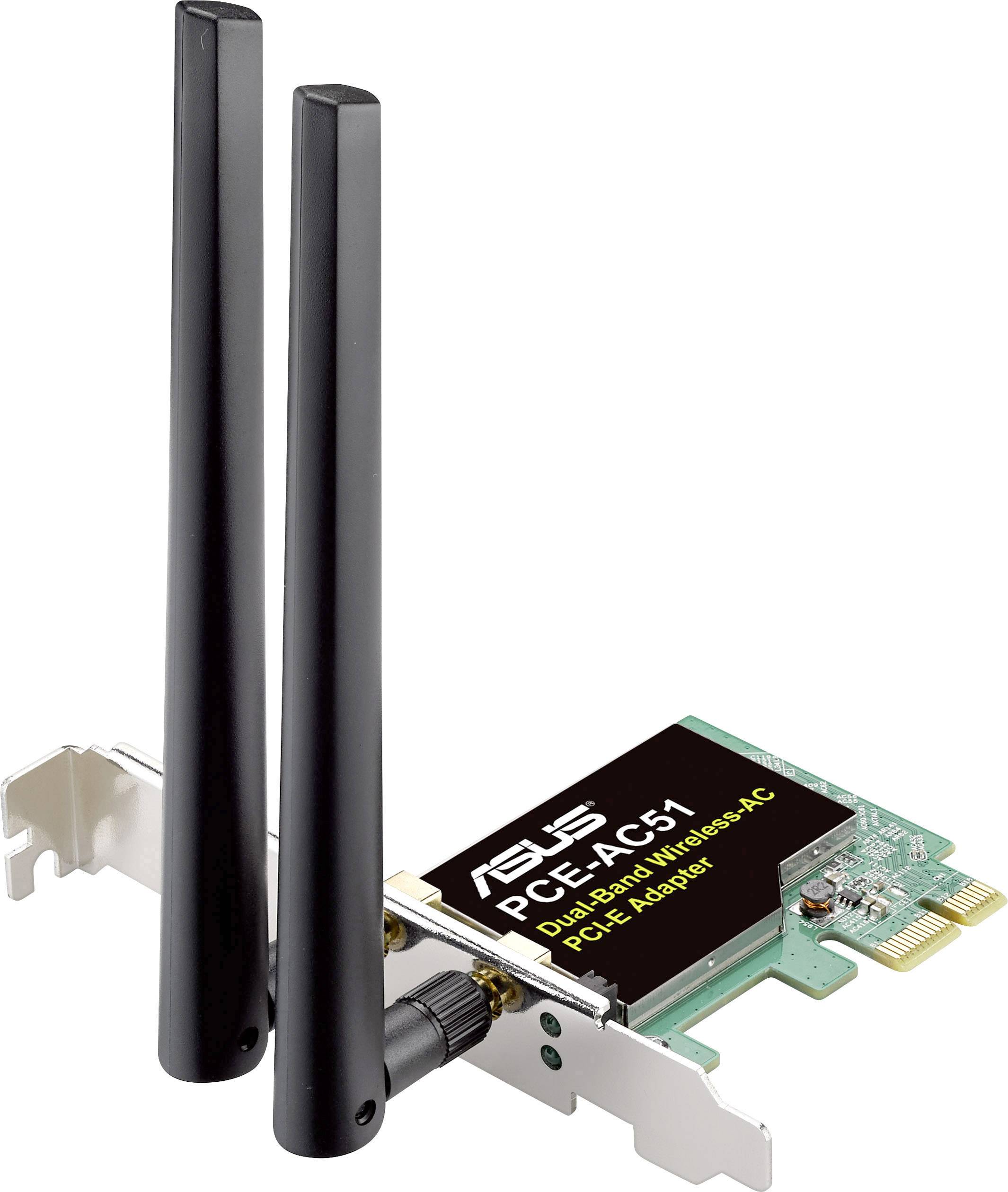 Carte WiFi PCIExpress, WiFi Asus PCEAC51 750 Mo/s Conrad.fr