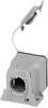 Prolongateur RJ45, IP67, CAT5e Phoenix Contact VS-08-KU-IP67 1689268 Pôle: 8P8C Contenu: 1 pc(s)