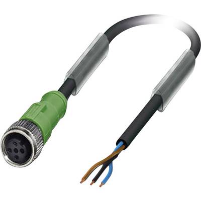 Câbles pour capteurs/actionneurs Pôle: 3 Phoenix Contact SAC-3P-10,0-PUR/M12FS 1693034 1 pc(s)