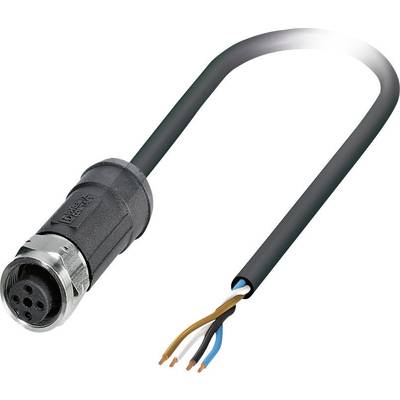 Câbles pour capteurs/actionneurs Pôle: 4 Phoenix Contact SAC-4P-10,0-28X/M12FS OD 1454095 1 pc(s)