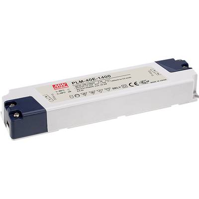 Bloc d'alimentation à découpage LED Driver de LED à courant constant Mean Well PLM-40E-500 40 W (max) 0.5 A 40 - 80 V/DC