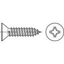 TOOLCRAFT 145213 Vis à tôle à têtes fraisées 2.2 mm 6 mm cruciforme DIN 7982 acier étamé par galvanisation 2000 pc(s)