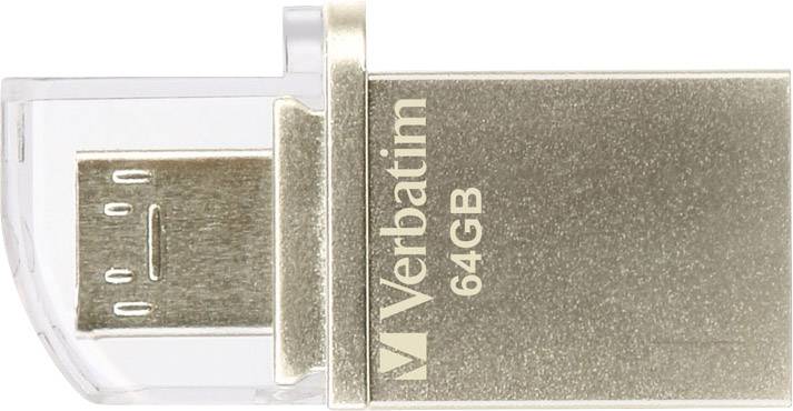 Mémoire supplémentaire USB pour smartphone/tablette Verbatim OTG Micro Drive 64 GB USB 3.1 (Gen 1), Micro USB 2.0-1