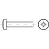 Vis à tête bombée TOOLCRAFT 145850 2000 pc(s) M3 5 mm tête bombée cruciforme acier N/A