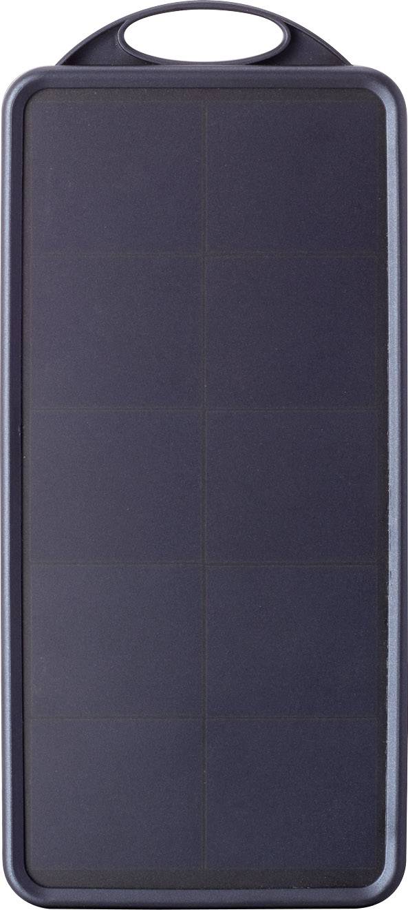 Planche à découper rectangulaire et spacieuse en plastique noir, avec une poignée en haut, adaptée aux travaux de cuisine.